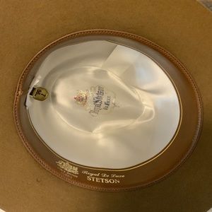 Brown Suede Stetson Hat, Size 7
